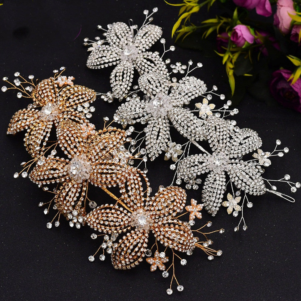 Flower Rhinestone Bridal Hair Band