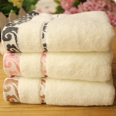 High-Quality Pure Cotton Jacquard Face Towel