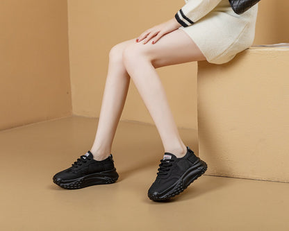 Fleece-Lined Women's Dad Sneakers