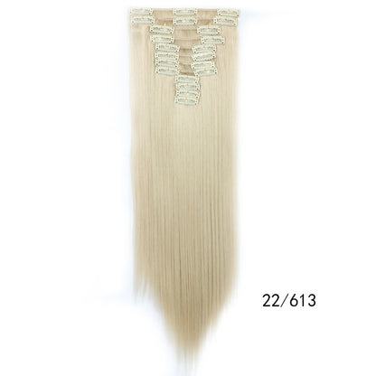 Straight Hair Wig Clip Hair Extension Piece