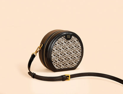 Korean Style Round Niche Phone Crossbody Bag