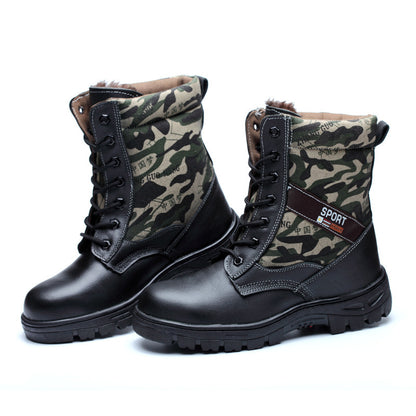 Camouflage Winter Safety Shoes