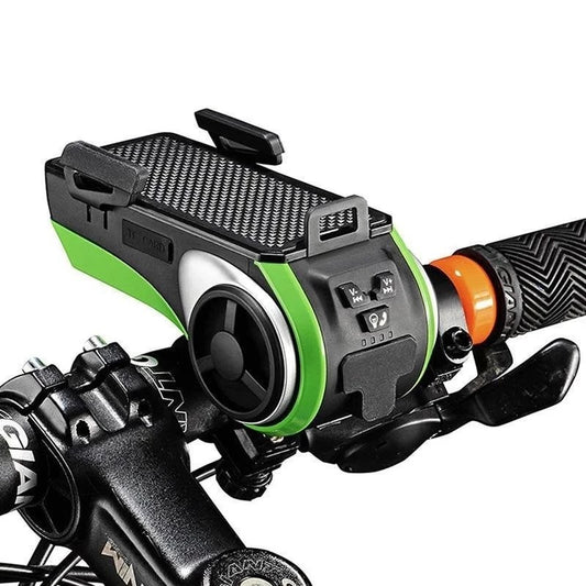 5-in-1 Bike Light, Speaker, Power Bank & Phone Holder