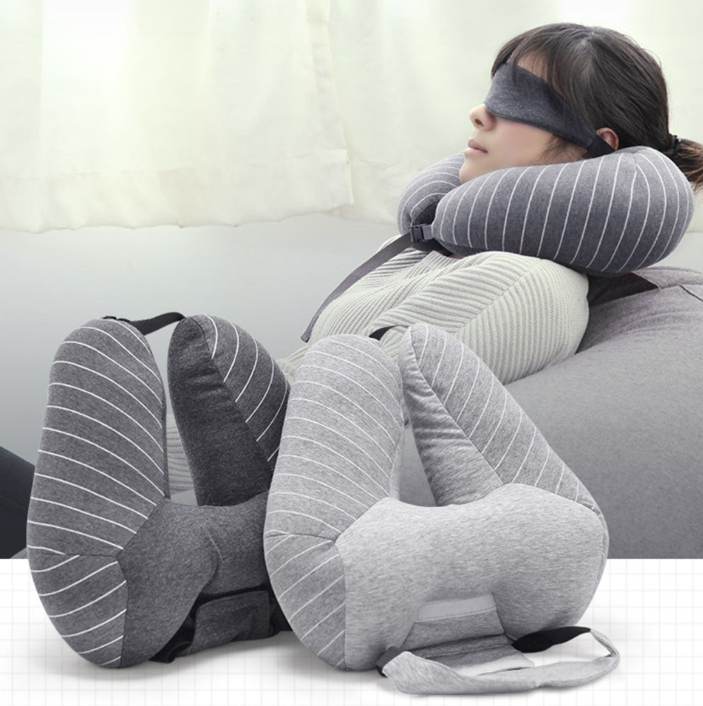 Foam Travel U-Shaped Neck Pillow Lumbar Support