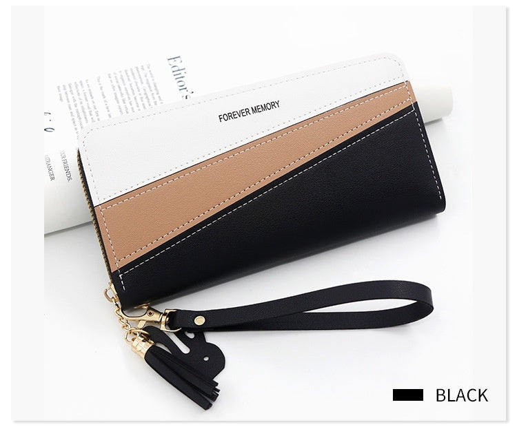 Simple Long Fashion Coin Purse Handbag