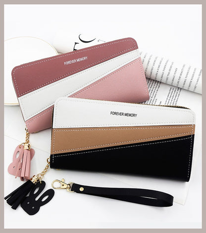 Simple Long Fashion Coin Purse Handbag