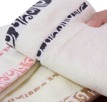 High-Quality Pure Cotton Jacquard Face Towel