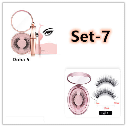 Magnetic Eyeliner & Lash Set with Tweezers