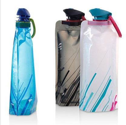 Outdoor folding drinking bag