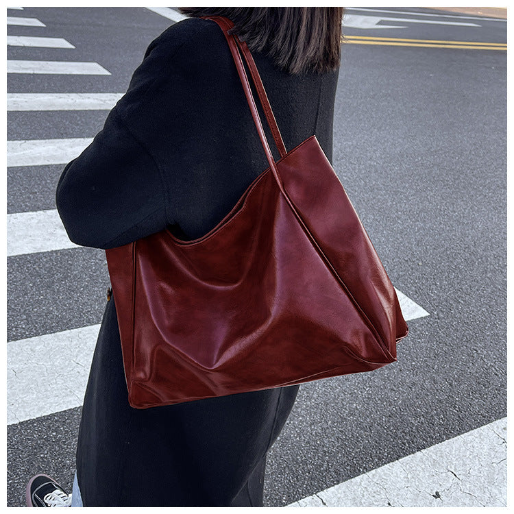 Women's Fashion Leather Shoulder Handbag