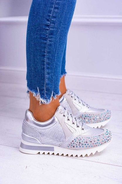 Rhinestone Fashion Sports Running Shoes