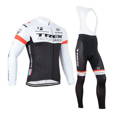 Trek Black & White Long-Sleeve Cycling Kit