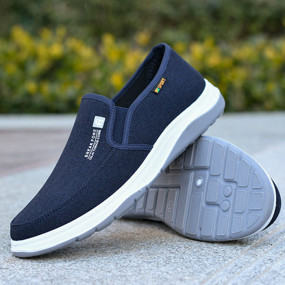 Denim Slip-On Casual Work Shoes