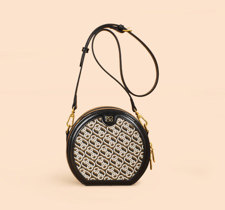 Korean Style Round Niche Phone Crossbody Bag