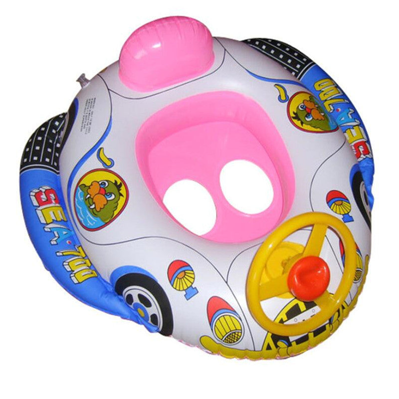 Baby Swim Seat Float with Cartoon Design