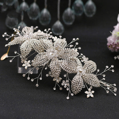 Flower Rhinestone Bridal Hair Band