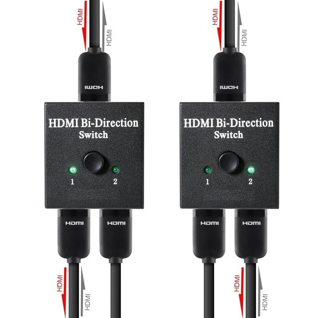 HDMI two-way two in one out switch