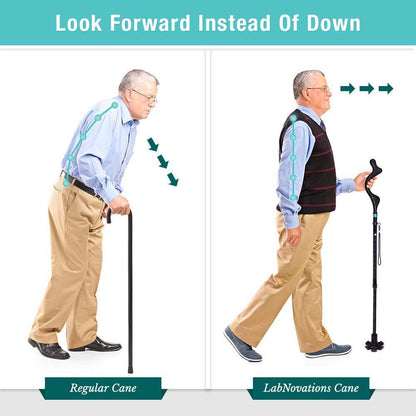 The Revolutionary Collapsible Posture Walking Cane