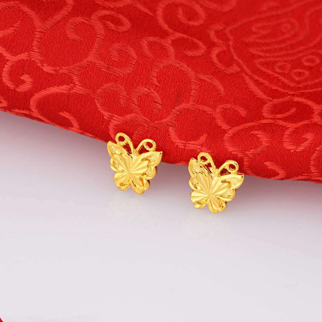 24K Gold Plated Euro Earrings Popular Jewelry