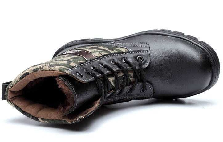 Camouflage Winter Safety Shoes