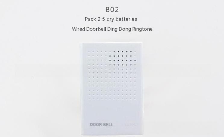 Wired Battery-Powered Dingdong Doorbell Accessory