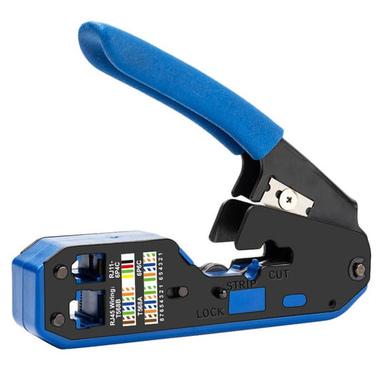 Network Crimper & Cable Stripper: RJ45 Tool