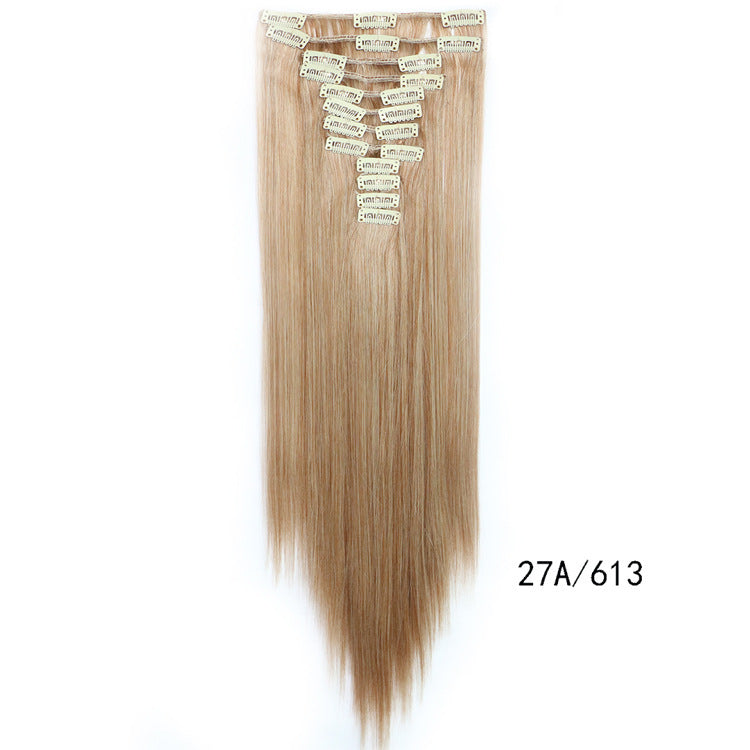 Straight Hair Wig Clip Hair Extension Piece