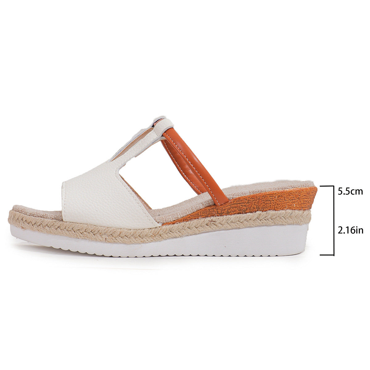 Plus Size Ethnic Wedge Sandals