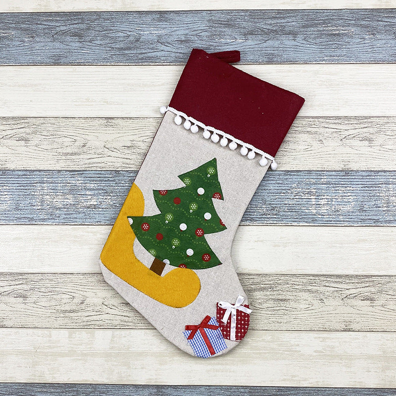 Christmas Socks Gift Bags Tree Pendants