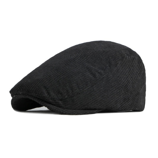 Corduroy British Retro Forward Beret Children