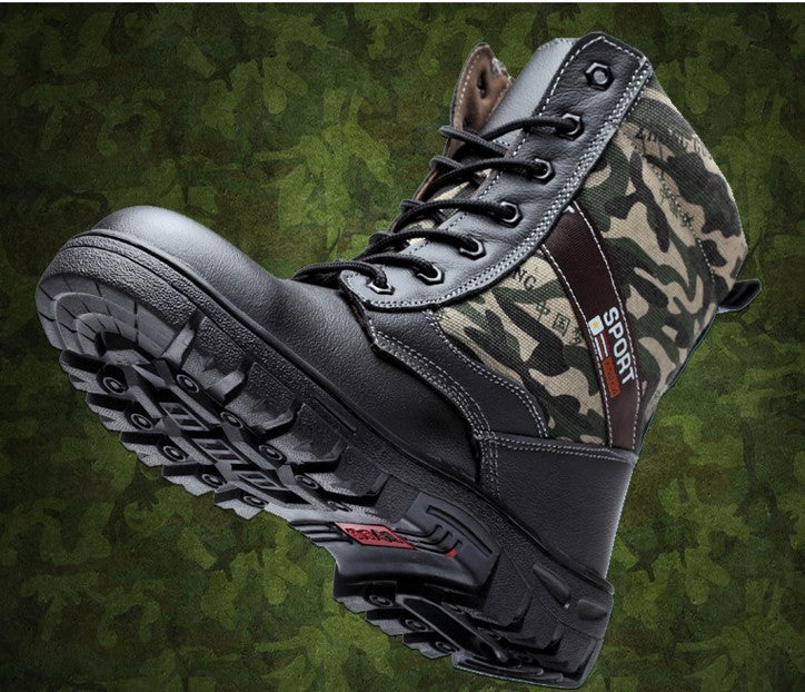 Camouflage Winter Safety Shoes