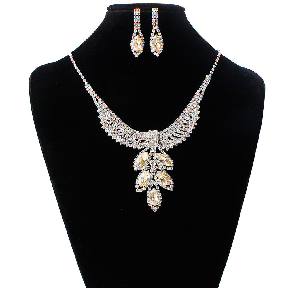 Korean Bridal Jewelry Set - 3 Pieces