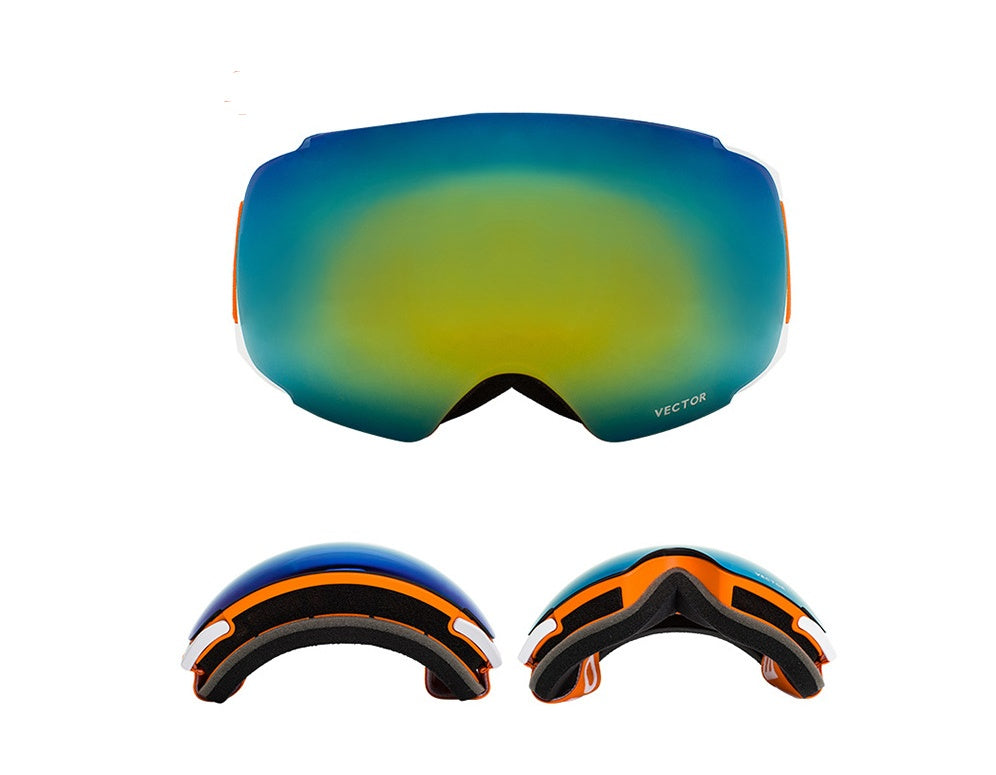 Spherical Ski Glasses with Magnet