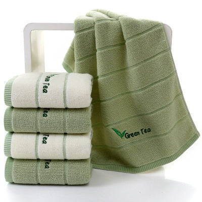 Pure Cotton 32-Strand Embroidered Face Towel