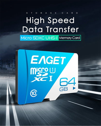 EAGET T1 Micro SD Card: 16GB-128GB Class 10