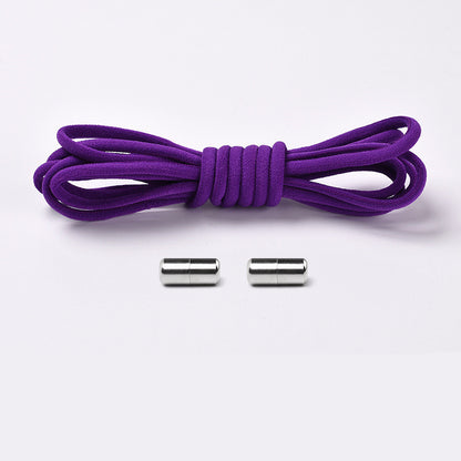 No Tie Elastic Shoelaces with Metal Lock