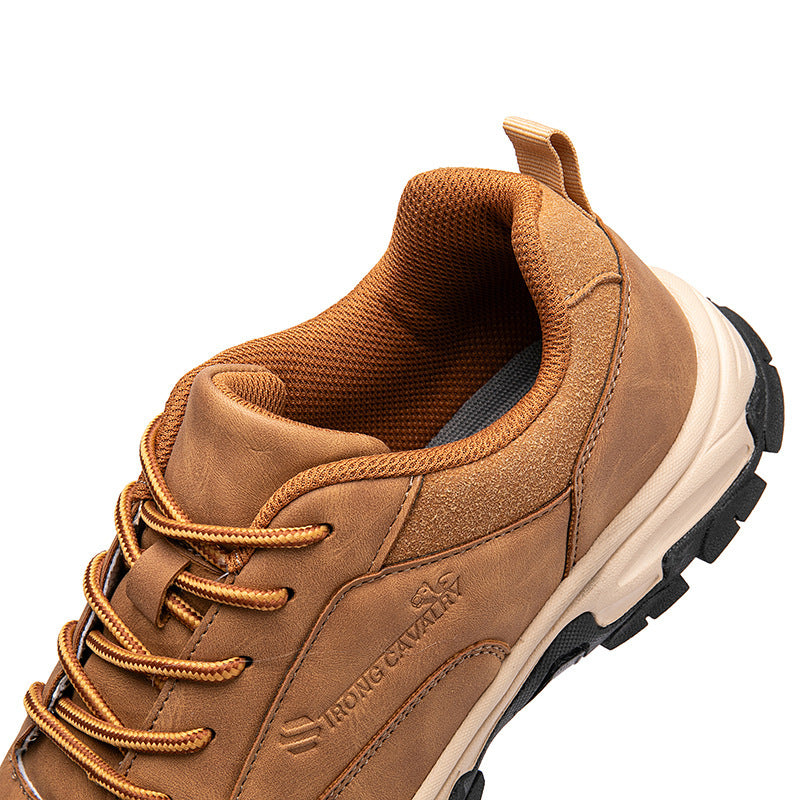 Waterproof Leather Men's Casual Running Shoes