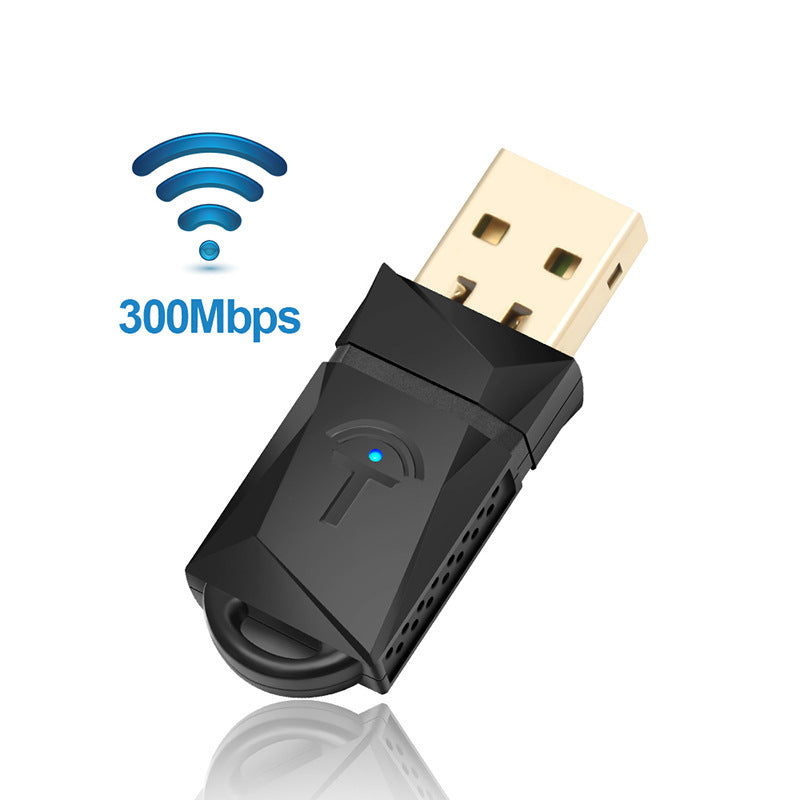 Portable 300Mbps Wireless USB WiFi Adapter