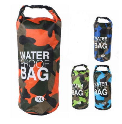 Camouflage Waterproof Bucket Bag for Outdoor Activities