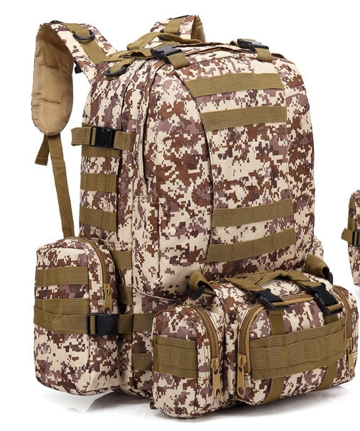 Men's Tactical Camouflage Travel Backpack – Large Oxford Outdoor Bag