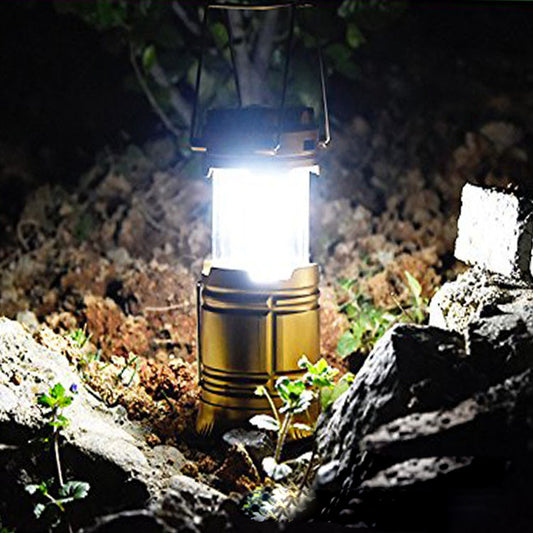 Solar Telescopic Camping Lantern with Multi-Functionality