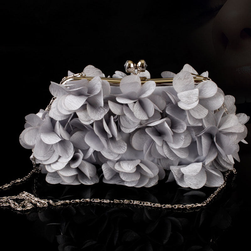 Floral Bridal Evening Clutch