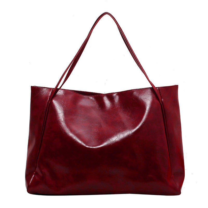 Women's Fashion Leather Shoulder Handbag