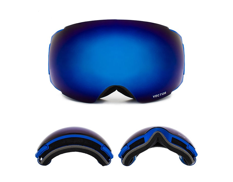 Spherical Ski Glasses with Magnet