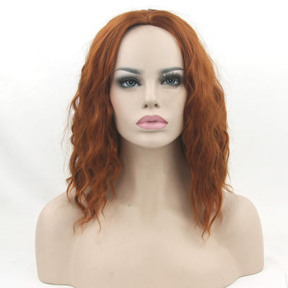 Black Short Curly Hair Cap Wig