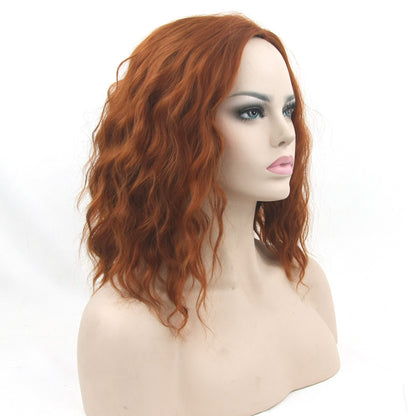 Black Short Curly Hair Cap Wig