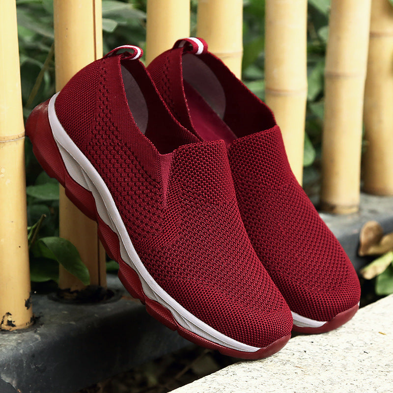 Mesh Breathable Casual Shoes for Middle-aged and Elderly