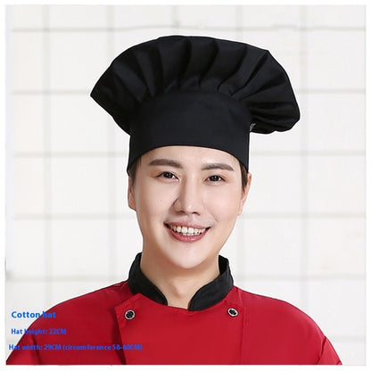 Cotton Hat Restaurant Canteen Chef Work Hat