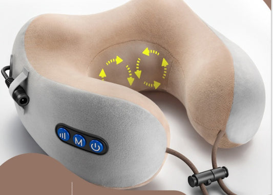 Gold U-Type Massage Pillow