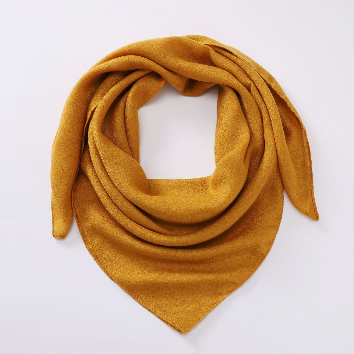 Women's Cotton And Linen Solid Color Retro Artistic Scarf